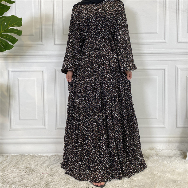 
                      
                        Floral Chiffon Abaya
                      
                    