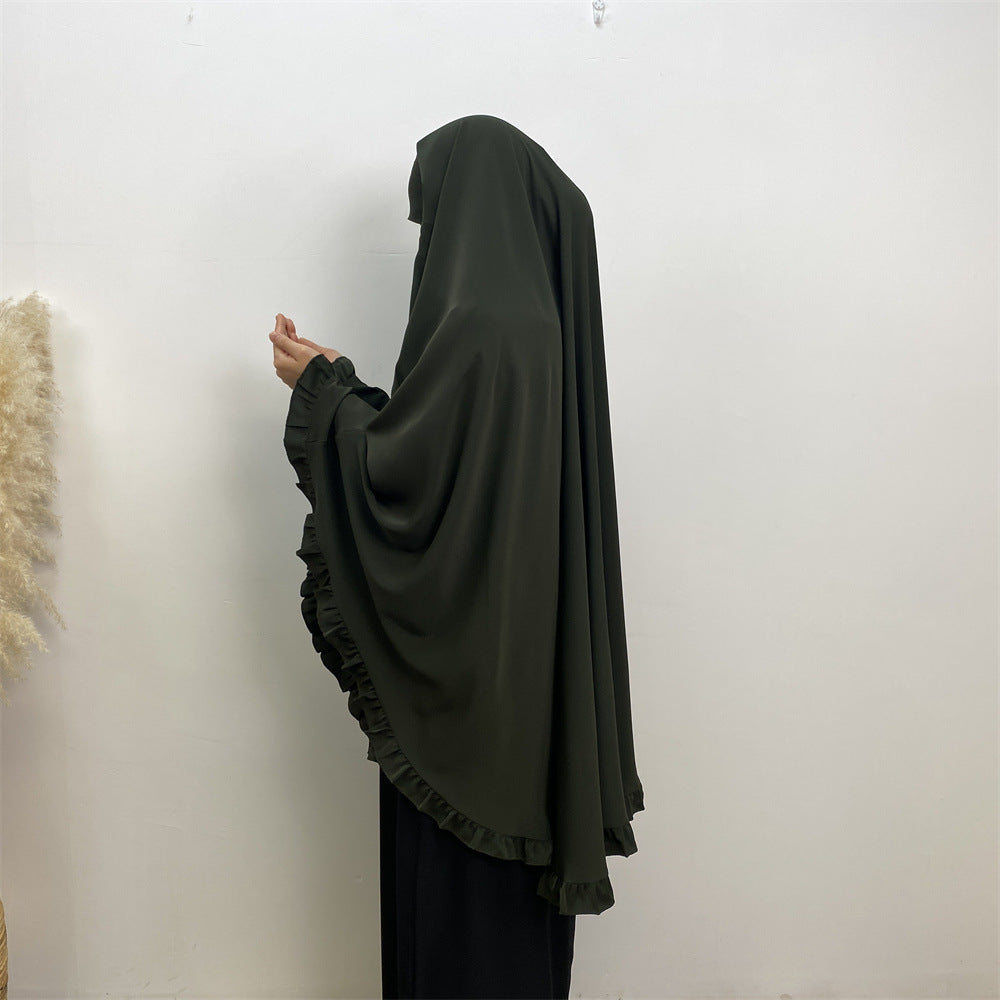 
                      
                        Ruffled Layered Niqab X Khimar
                      
                    