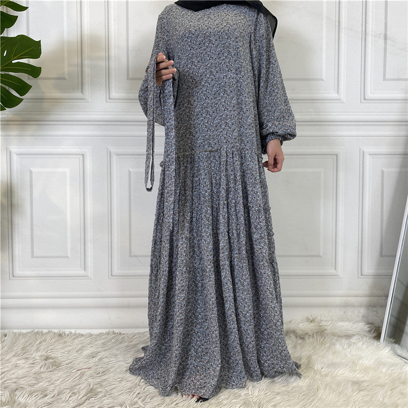 
                      
                        Floral Chiffon Abaya
                      
                    