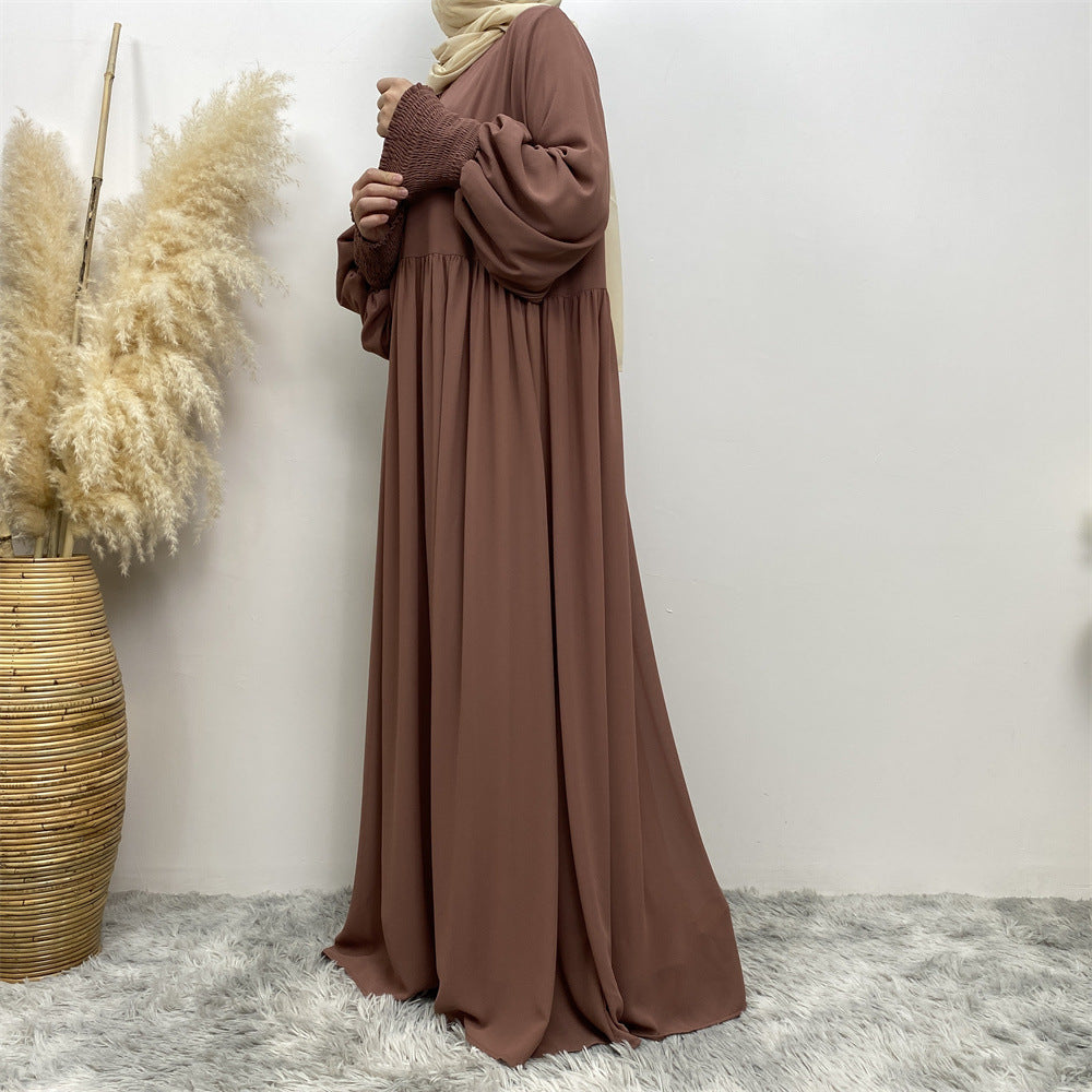 
                      
                        Flowing Zip Abaya
                      
                    