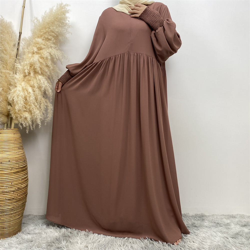 
                      
                        Flowing Zip Abaya
                      
                    