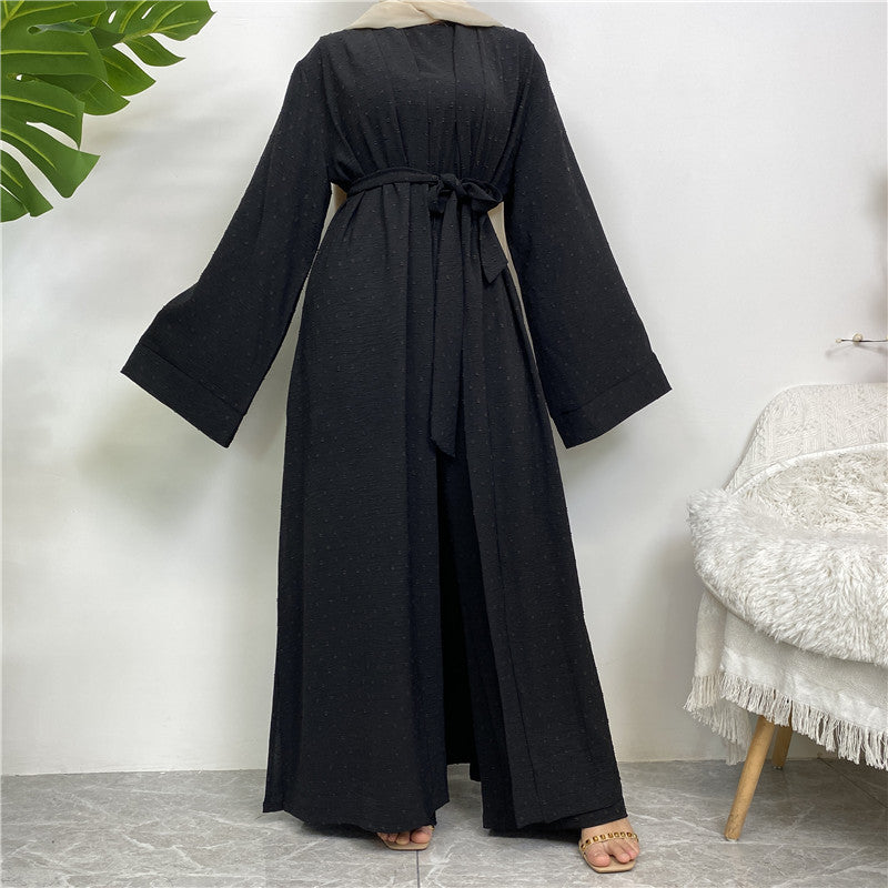 
                      
                        Juwairia Crepe Set Kimono
                      
                    