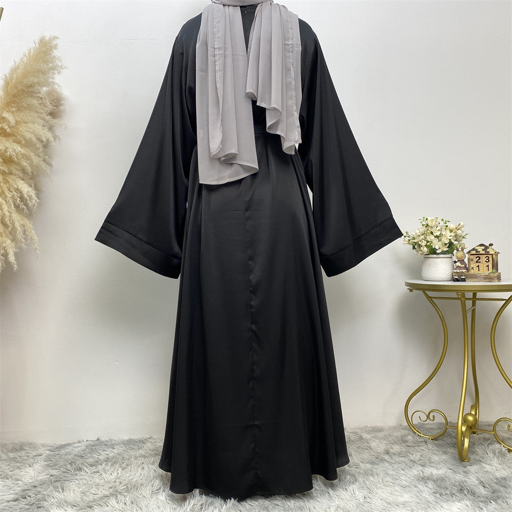 
                      
                        Satin Kimono Abaya
                      
                    