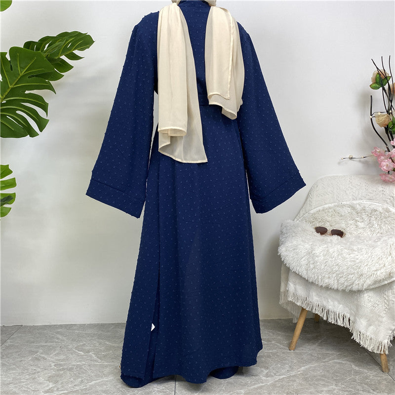 
                      
                        Juwairia Crepe Set Kimono
                      
                    